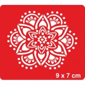 Mandala 352 Tattoo Geçici Dövme Şablonları Kına Kalıpları thumbnail 1