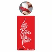 Kadın Ve Şehir Tattoo Geçici Dövme Şablonları Kına Kalıpları thumbnail 1