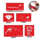 Filli 5'li Set Geçici Dövme Kına Şablonu thumbnail 1