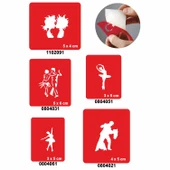 Ruhun Dansı 5'li Set Geçici Dövme Kına Şablonu thumbnail 1