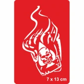 Kuru Kafa İskambil Tattoo Geçici Dövme Şablonları Kına Kalıpları thumbnail 1