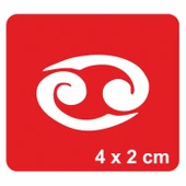 Yengeç Burcu Tattoo Geçici Dövme Şablonları Kına Kalıpları thumbnail 1