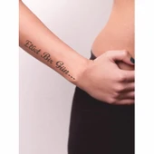 Elbet Bir Gün Tattoo Geçici Dövme Şablonları Kına Kalıpları - 2