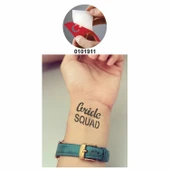 Gelin Takımı Yazısı  Tattoo Geçici Dövme Şablonları Kına Kalıpları thumbnail 2