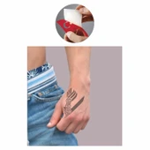 Yeni Zelanda Savaşçı Tattoo Geçici Dövme Şablonları Kına Kalıpları thumbnail 2