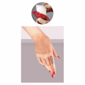 Unalome Aydınlanma Sembolü Tattoo Geçici Dövme Şablonları Kına Kalıpları thumbnail 2