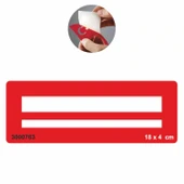 Çift Şerit Tattoo Geçici Dövme Şablonları Kına Kalıpları thumbnail 1