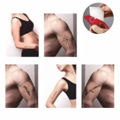 Slogan Rota Desenleri Hint Kınası ile Geçici Dövme Yapma Seti thumbnail 2