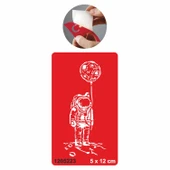 Astronot Uzay Tattoo Geçici Dövme Şablonları Kına Kalıpları thumbnail 1