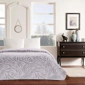 TAÇ ZOE TEK KİŞİLİK POLYESTER BATTANİYE GRİ - 1