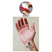 Damat Takımı  Tattoo Geçici Dövme Şablonları Kına Kalıpları thumbnail 2