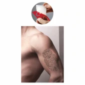 Büyük Baykuş Tattoo Geçici Dövme Şablonları Kına Kalıpları thumbnail 2