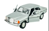 Oyuncak Metal Model Araba 1/36 Çek Bırak Gri Mercedes W123 thumbnail 1