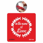Aşk Adına Tattoo Geçici Dövme Şablonları Kına Kalıpları thumbnail 1