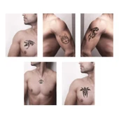 Vahşi Tribal Desenleri Hint Kınası ile Geçici Dövme Yapma Seti thumbnail 2