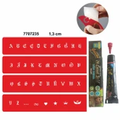 Alfabe Gotik Şerit Harfler Hint Kınası ile Geçici Dövme Yapma Seti thumbnail 1