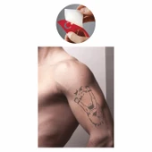 Özgür Ruh Zafer Zincir Özgürlük Tattoo Geçici Dövme Şablonları Kına Kalıpları thumbnail 2