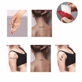 Sonsuz Pençe Desenleri Hint Kınası ile Geçici Dövme Yapma Seti thumbnail 2