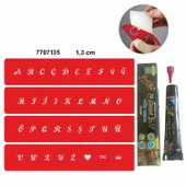 Alfabe Şerit Harfler Hint Kınası ile Geçici Dövme Yapma Seti thumbnail 1