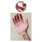 Hükümdar Kral Tacı Şablonu Kına Deseni Tattoo Geçici Dövme Şablonları Kına Kalıpları - 2