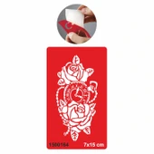 Gül Saati  Tattoo Geçici Dövme Şablonları Kına Kalıpları thumbnail 1