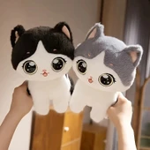 Kawaii Siyah Kedi Peluş Oyuncak 25 cm Doğum Günü Hediyelik Oyuncak - 3