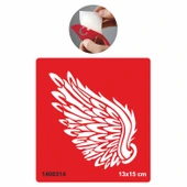 Dev Boy 2 Adet Kanat Sağ ve Sol Omuz Geçici Dövme Şablonu thumbnail 2