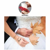 Kalpli Gelin Yazısı  Tattoo Geçici Dövme Şablonları Kına Kalıpları - 2