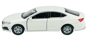 Oyuncak Metal Model Araba 1/36 Çek Bırak Beyaz Octavia - 4