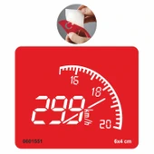 Son Sürat İbre Kadran Tattoo Geçici Dövme Şablonları Kına Kalıpları - 1