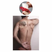 Dev Boy 2 Adet Kanat Sağ ve Sol Omuz Geçici Dövme Şablonu thumbnail 3