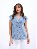 5751 KOT YELEK-MAVİ - 3