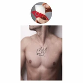 Saz Sanatçısı Tattoo Geçici Dövme Şablonları Kına Kalıpları thumbnail 2