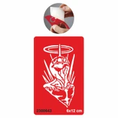 Uçan Adam Tattoo Geçici Dövme Şablonları Kına Kalıpları thumbnail 1