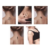 Kuş ve Balık Desenleri Hint Kınası ile Geçici Dövme Yapma Seti thumbnail 2