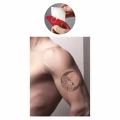 Gece Saçlı Kadın Tattoo Geçici Dövme Şablonları Kına Kalıpları thumbnail 2