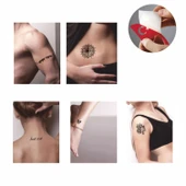 Kaplan Mandala Desenleri Hint Kınası ile Geçici Dövme Yapma Seti - 2