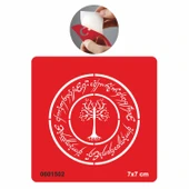 Elf Yazısı Ağaç Tattoo Geçici Dövme Şablonları Kına Kalıpları thumbnail 1