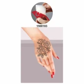 Gül Demeti Tattoo Geçici Dövme Şablonları Kına Kalıpları - 2