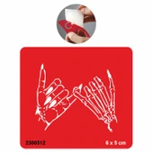 Lades iskelet elleri Tattoo Geçici Dövme Şablonları Kına Kalıpları thumbnail 1