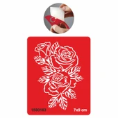 Gül Demeti Tattoo Geçici Dövme Şablonları Kına Kalıpları - 1