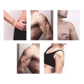 Vites Keleş Desenleri Hint Kınası ile Geçici Dövme Yapma Seti thumbnail 2