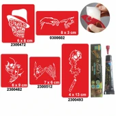 Dumanlı Kurukafa Hint Kınası ile Geçici Dövme Yapma Seti thumbnail 1