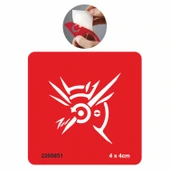 Viking Sembolü Tattoo Geçici Dövme Şablonları Kına Kalıpları thumbnail 1