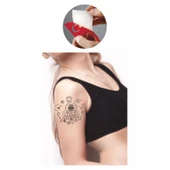 Astronot ve Gezegenler Geçici  Tattoo Geçici Dövme Şablonları Kına Kalıpları thumbnail 2