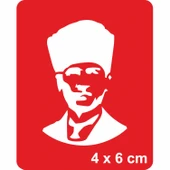 Gazi Mustafa Kemal Tattoo Geçici Dövme Şablonları Kına Kalıpları thumbnail 1