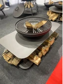 Fumolio Fuji QUADRA Odunluklu Ateş Çukuru & Bahçe Masası thumbnail 3