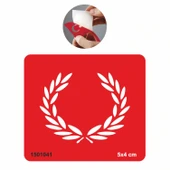 Bizans Zeytin Dalı Taç  Tattoo Geçici Dövme Şablonları Kına Kalıpları thumbnail 1