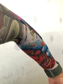 Giyilebilir Çorap Dövme Joker Dövmesi Çift Kol thumbnail 1