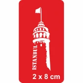 Galata Kulesi Tattoo Geçici Dövme Şablonları Kına Kalıpları thumbnail 1